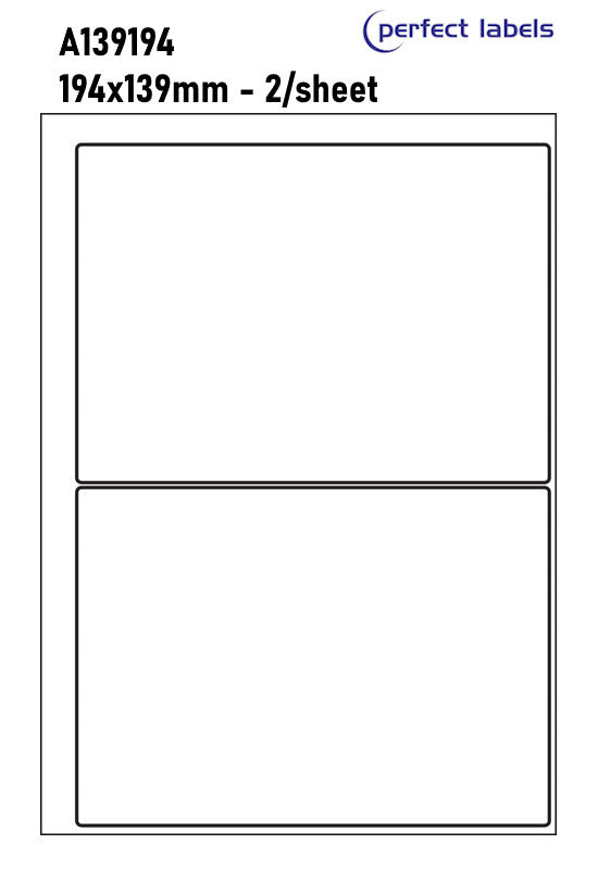 Printers Labels | A Range (A4 210X297)