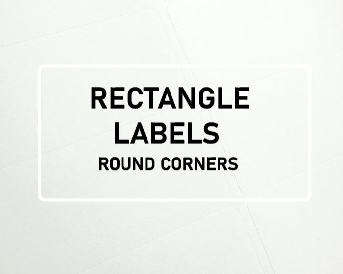 A4 Laser Labels | Rectangles/Squares with Round Corners