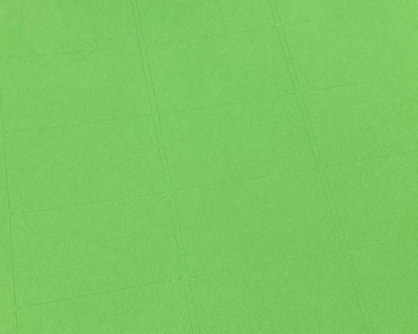 LDC2510 Green Permanent Perfect Labels | 25x10mm Rectangles 189 Labels Per Sheet - A4 100 or 500 Sheets/Box