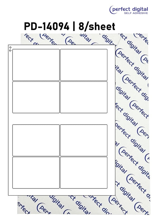 PD-14094 SRA3 Digital Labels 140x94mm Rectangles