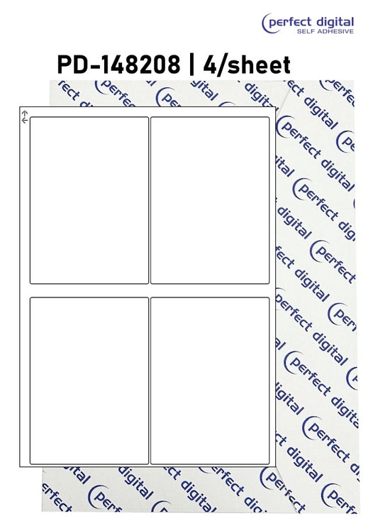 PD-148208 SRA3 Digital Labels 148x208mm Rectangles