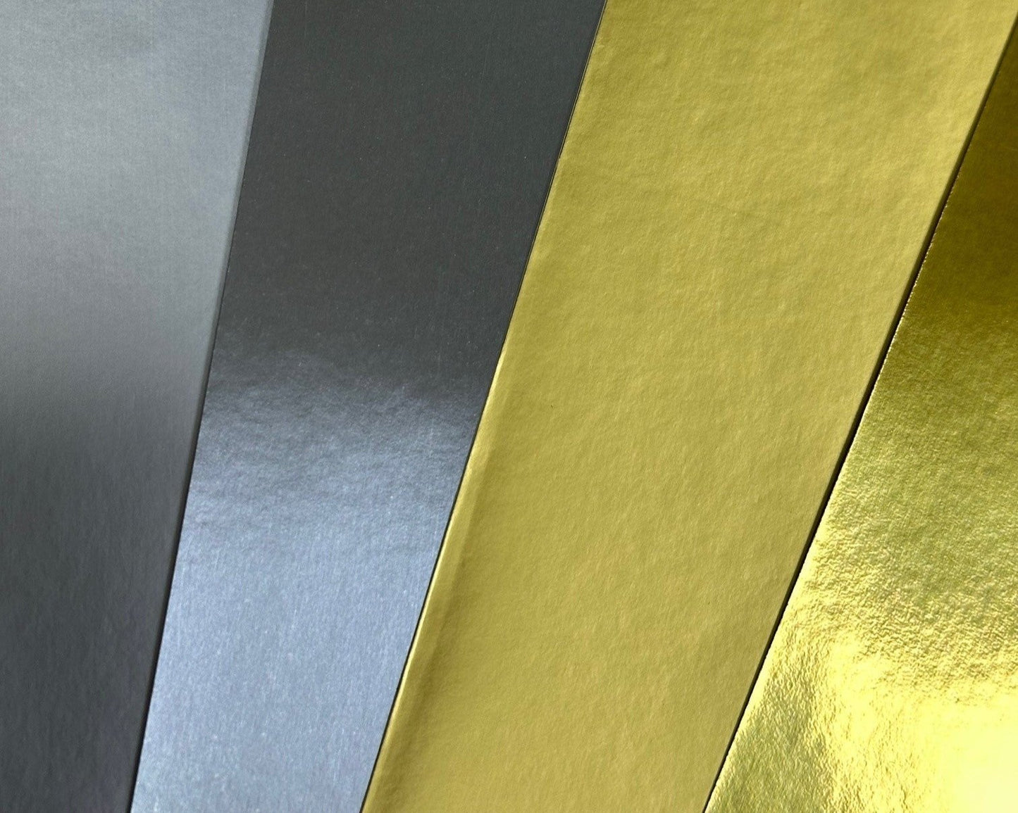 Gold & Silver Metallic Foil 72gsm B2 (500x700mm)