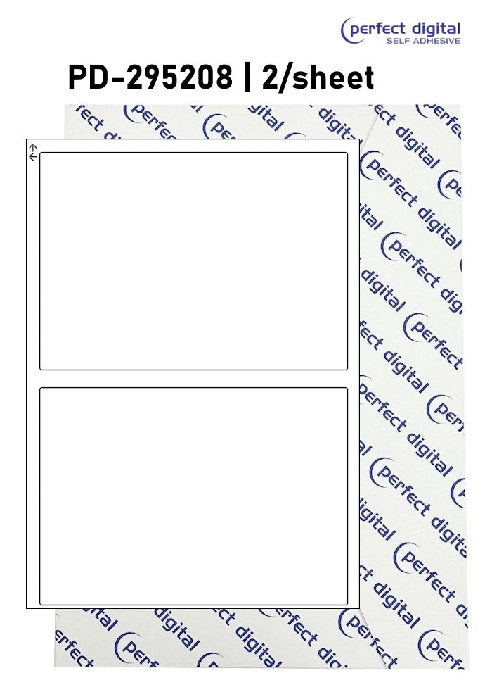 PD-295208 SRA3 Digital Labels 208x295mm Rectangles