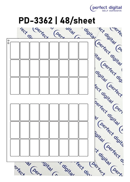 PD-3362 SRA3 Digital Labels 33x62mm Rectangles