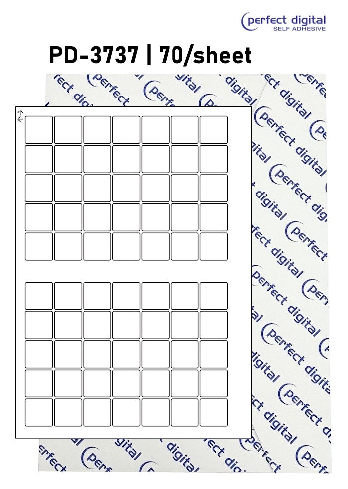 PD-3737 SRA3 Digital Labels 37x37mm Squares