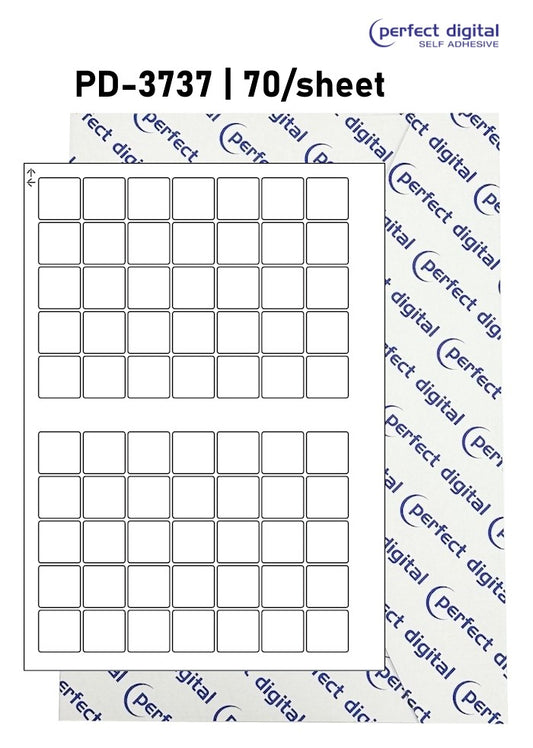 PD-3737 SRA3 Digital Labels 37x37mm Squares