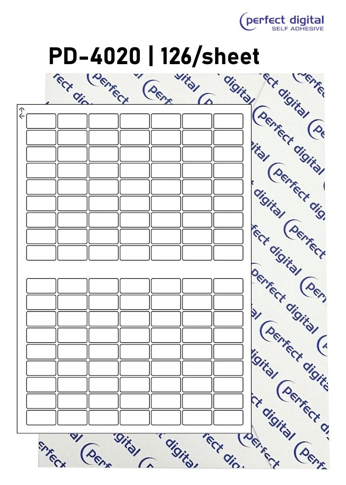 PD-4020 SRA3 Digital Labels 40x20mm Rectangles